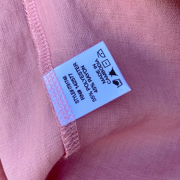 NWT Iris Small Pink Lace Sleeves Blouse - Picture 11 of 12